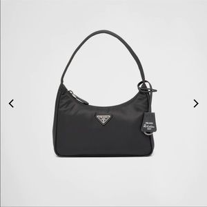 Prada Re-edition Nylon Hobo Shoulder Bag